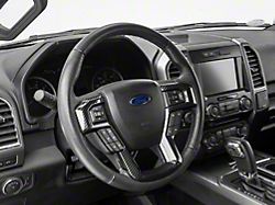 RedRock Steering Wheel Trim; Carbon Fiber (15-20 F-150)