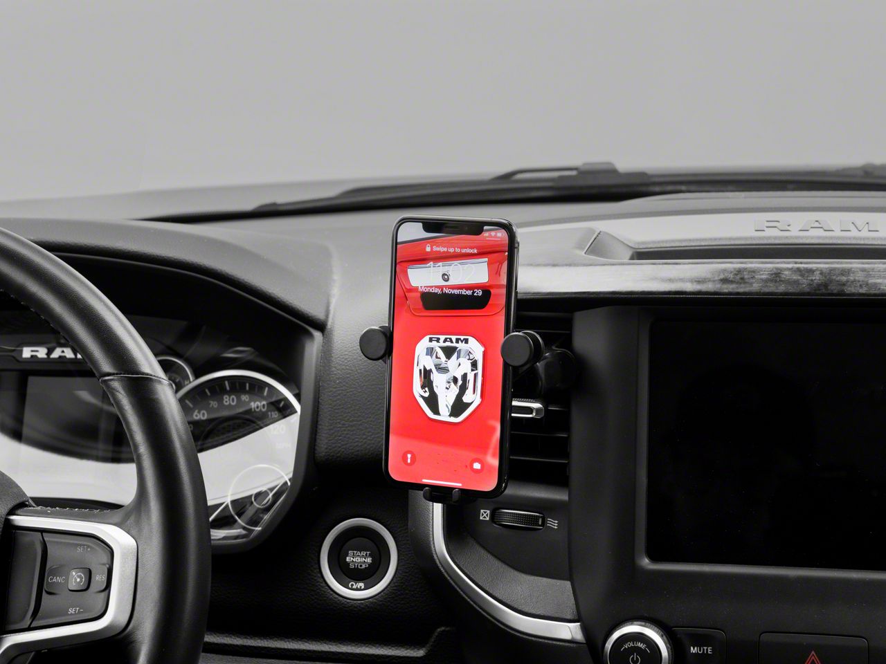 RedRock RAM 1500 Dash Mounted Phone Holder J152412 (Universal; Some