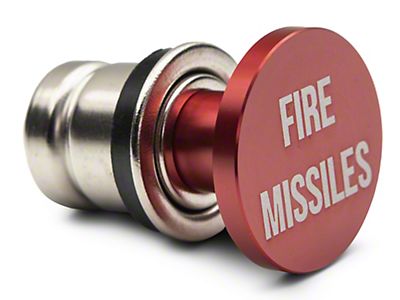 RedRock RAM 1500 Fire Missile Lighter Plug; Red Anodized R112638 (94-18 RAM  1500)