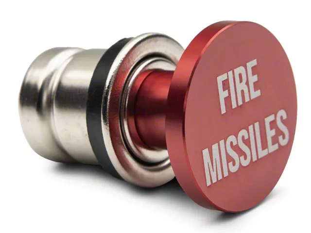 RedRock Fire Missile Lighter Plug; Red Anodized (02-24 RAM 1500)