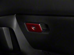 RedRock Glove Box Handle Trim; Red (19-24 RAM 1500)