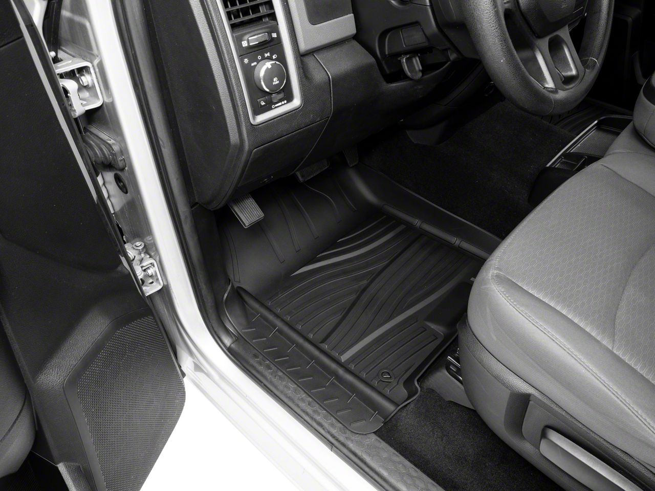 RedRock RAM 1500 Molded Front Floor Liners; Black R121118 (0918 RAM