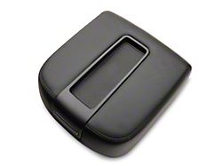RedRock Replacement Center Console Arm Rest Cover; Black (07-14 Silverado 2500 HD)