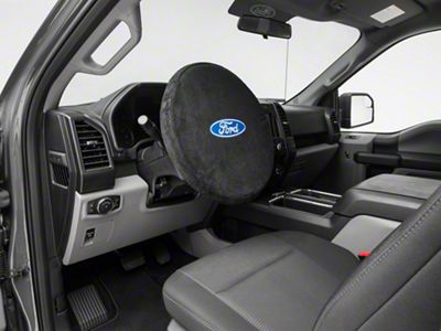 RedRock Steering Wheel Cover with Ford Oval (97-25 F-150)