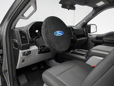 RedRock Steering Wheel Cover with Ford Oval (97-24 F-150)