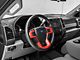 RedRock Steering Wheel Trim; Red (17-22 F-250 Super Duty)