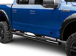 SEC10 Side Accent Decal with AM Logo; Gloss Black (97-25 F-150)