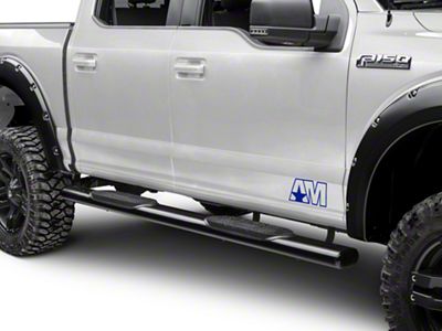 SEC10 Side Accent Decal with AM Logo; Blue (97-25 F-150)
