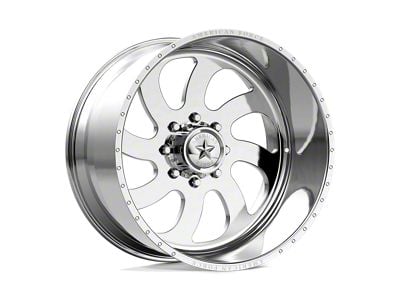American Force 76 Blade SS Polished 8-Lug Wheel; 22x12; -40mm Offset (03-09 RAM 3500 SRW)