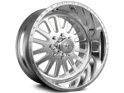 American Force F20 Atom SS Polished 6-Lug Wheel; 20x9; 0mm Offset (07-13 Sierra 1500)
