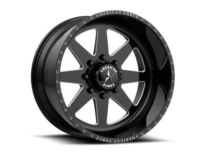 American Force 11 Independence SS Gloss Black Machined 8-Lug Wheel; 20x14; -73mm Offset (11-14 Sierra 2500 HD)