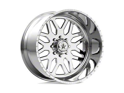 American Force B02 Trax SS Polished 6-Lug Wheel; 22x12; -40mm Offset (07-13 Silverado 1500)