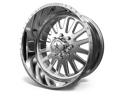 American Force F20 Atom SS Polished 6-Lug Wheel; 22x10; -25mm Offset (07-14 Yukon)