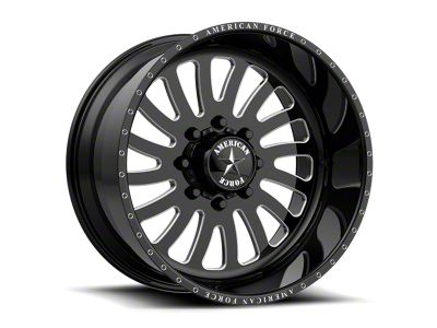 American Force 74 Octane SS Gloss Black Machined 8-Lug Wheel; 26x12; -40mm Offset (08-10 F-250 Super Duty)