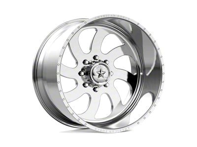 American Force 76 Blade SS Polished 8-Lug Wheel; 24x14; -73mm Offset (08-10 F-250 Super Duty)