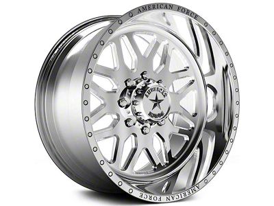 American Force B02 Trax SS Polished 6-Lug Wheel; 20x10; -25mm Offset (09-14 F-150)