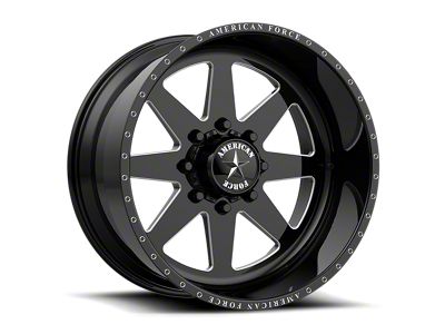 American Force 11 Independence SS Gloss Black Machined 8-Lug Wheel; 22x14; -73mm Offset (10-18 RAM 2500)