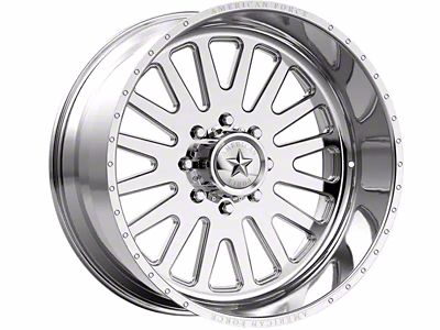 American Force F20 Atom SS Polished 8-Lug Wheel; 22x10; -25mm Offset (11-16 F-250 Super Duty)