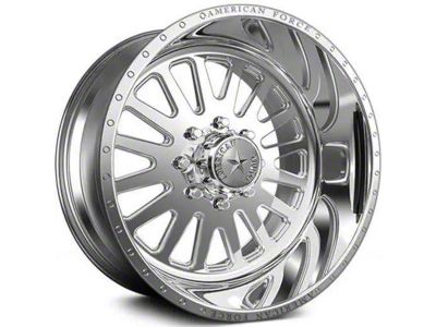 American Force F20 Atom SS Polished 6-Lug Wheel; 20x9; 0mm Offset (14-18 Silverado 1500)