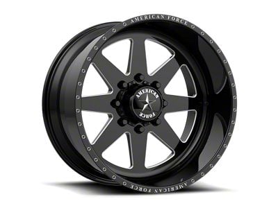 American Force 11 Independence SS Gloss Black Machined 8-Lug Wheel; 26x14; -73mm Offset (94-02 RAM 2500)