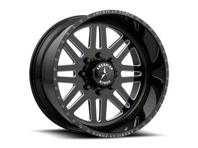American Force 09 Liberty SS Gloss Black Machined 8-Lug Wheel; 26x14; -73mm Offset (99-07 F-250 Super Duty)