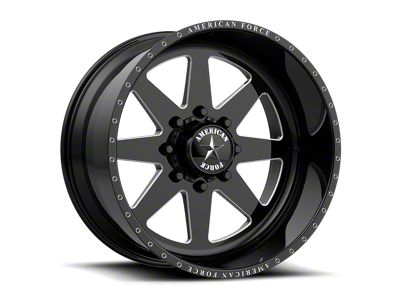 American Force 11 Independence SS Gloss Black Machined 8-Lug Wheel; 20x14; -73mm Offset (99-07 F-250 Super Duty)