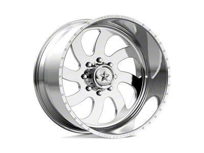 American Force 76 Blade SS Polished 8-Lug Wheel; 20x10; -25mm Offset (99-07 F-350 Super Duty SRW)
