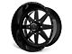 American Force 11 Independence SS Gloss Black Machined 6-Lug Wheel; 20x12; -40mm Offset (99-06 Silverado 1500)