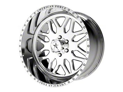 American Force B02 Trax SS Polished 6-Lug Wheel; 20x14; -73mm Offset (99-06 Silverado 1500)