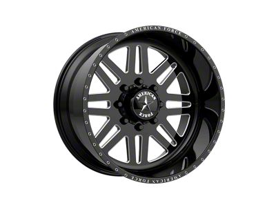American Force 09 Liberty SS Gloss Black Machined 6-Lug Wheel; 20x12; -40mm Offset (23-25 Colorado)