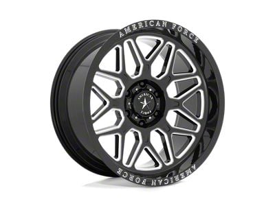 American Force Rush Gloss Black Milled 6-Lug Wheel; 20x10; -18mm Offset (19-23 Ranger)