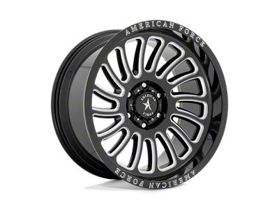 American Force Vulcan Gloss Black Milled 6-Lug Wheel; 20x10; -18mm Offset (19-23 Ranger)