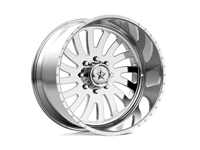 American Force 74 Octane SS Polished 8-Lug Wheel; 22x10; -25mm Offset (20-24 Silverado 3500 HD SRW)