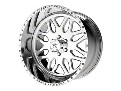 American Force B02 Trax SS Polished 6-Lug Wheel; 20x14; -73mm Offset (21-25 Tahoe)