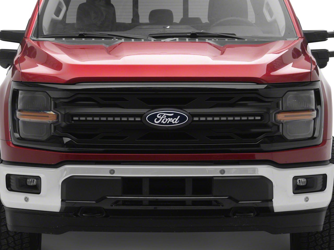 4IN1 Front Bumper For 2021 2022 2023 Ford F-150 Super Duty Black Steel