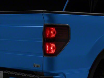 American Modified LED Tail Lights; Black Housing; Smoked Lens (09-14 F-150 Styleside)