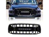 American Modified Armor Upper Replacement Grille with LED Off-Road Lights; Gloss Black (06-08 RAM 1500)