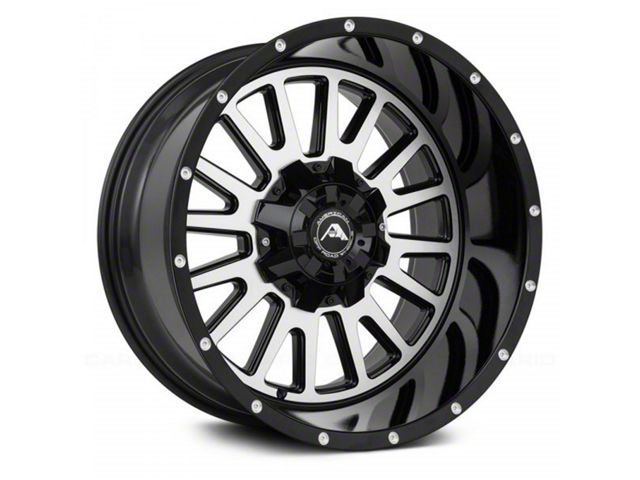 American Off-Road Wheels A105 Gloss Black Machined 6-Lug Wheel; 20x12; -44mm Offset (07-14 Tahoe)