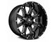 American Off-Road Wheels A108 Gloss Black Milled 6-Lug Wheel; 20x10; -24mm Offset (07-14 Tahoe)