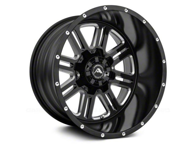 American Off-Road Wheels A106 Gloss Black Milled 6-Lug Wheel; 22x14; -76mm Offset (15-20 Yukon)