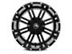 American Off-Road Wheels A106 Gloss Black Milled 6-Lug Wheel; 22x14; -76mm Offset (15-20 Yukon)