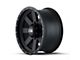 American Outlaw Wheels Cord Satin Black Machined 6-Lug Wheel; 17x8.5; 0mm Offset (07-14 Tahoe)