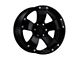 American Outlaw Wheels Bootlegger Satin Black 6-Lug Wheel; 17x8.5; -10mm Offset (14-18 Sierra 1500)