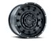American Outlaw Wheels Dusty Road Satin Black 6-Lug Wheel; 20x9; -5mm Offset (14-18 Sierra 1500)