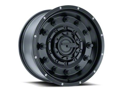 American Outlaw Wheels Dusty Road Satin Black 6-Lug Wheel; 17x8.5; 0mm Offset (21-24 Tahoe)