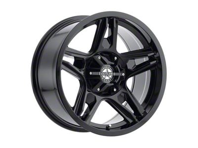 American Outlaw Wheels Lonestar Gloss Black 6-Lug Wheel; 17x8.5; -10mm Offset (21-24 Tahoe)
