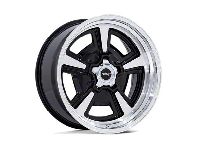 American Racing Marauder Gloss Black Machined with Diamond Cut Lip 5-Lug Wheel; 20x10; 6mm Offset (02-08 RAM 1500, Excluding Mega Cab)