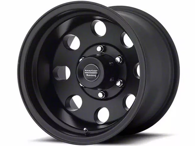 American Racing AR172 Baja Satin Black 8-Lug Wheel; 17x8; 0mm Offset (03-09 RAM 2500)