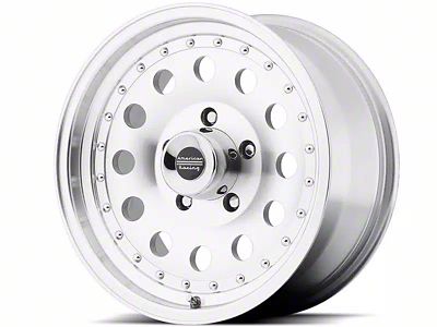 American Racing AR62 Outlaw II Machined 6-Lug Wheel; 17x8; 0mm Offset (07-13 Sierra 1500)