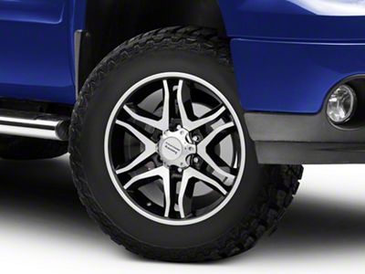 American Racing Mainline Gloss Black Machined 6-Lug Wheel; 18x8.5; 30mm Offset (07-13 Sierra 1500)